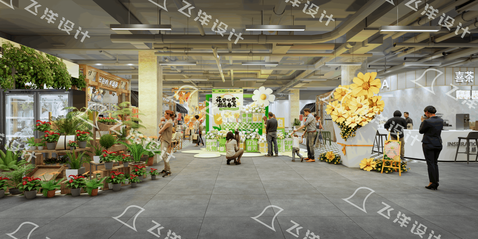 設(shè)計(jì)案例：阿克蘇名人名街農(nóng)貿(mào)市場(chǎng)